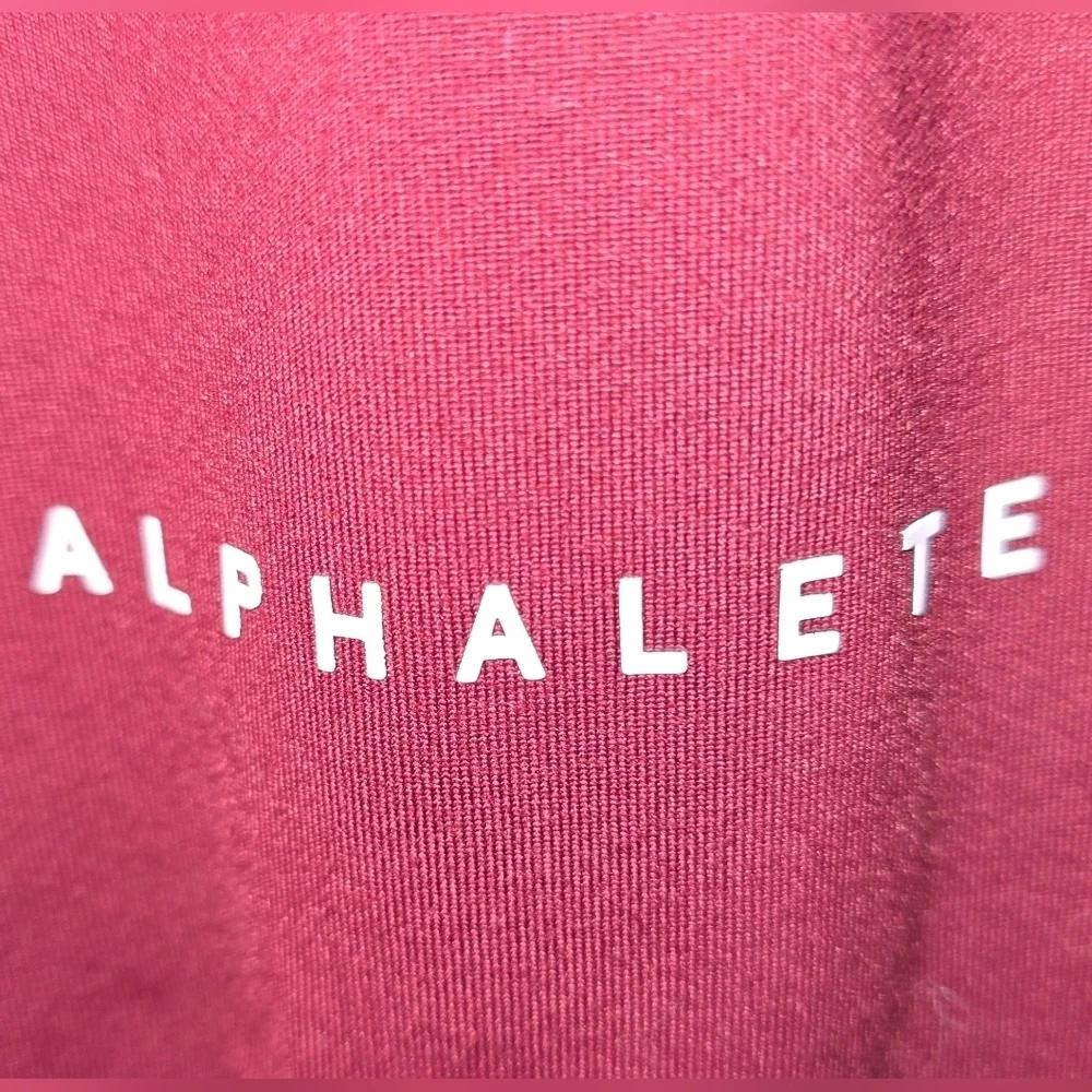 Alphalete Pro Elite Stretch Joggers with Pockets Burgandy Men's M